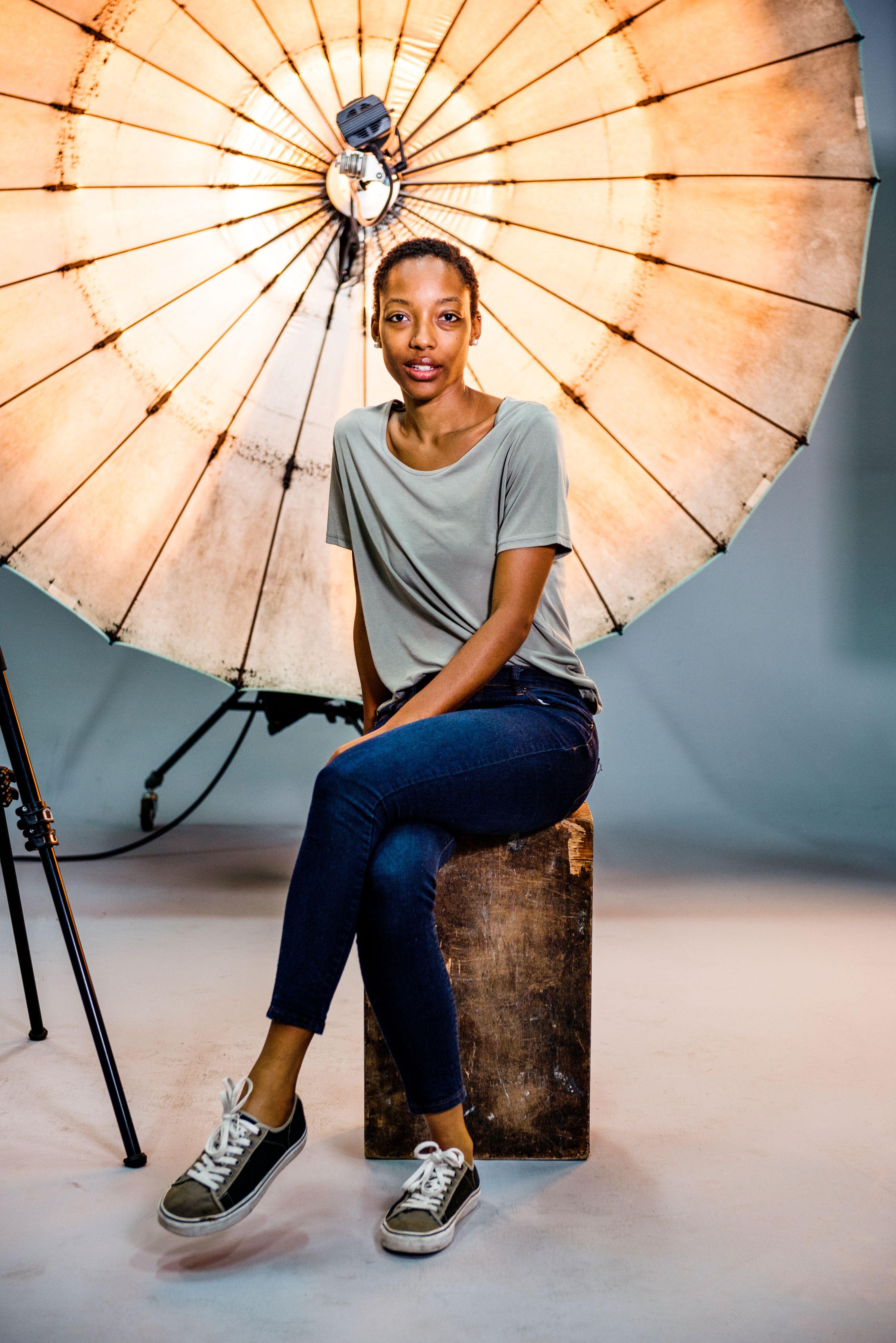 Studio lighting setup