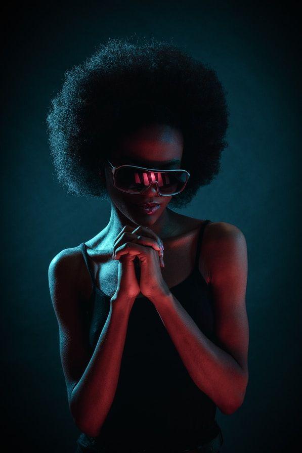 Neon lighting photography