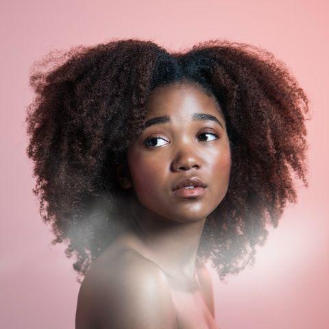 Pink studio photography